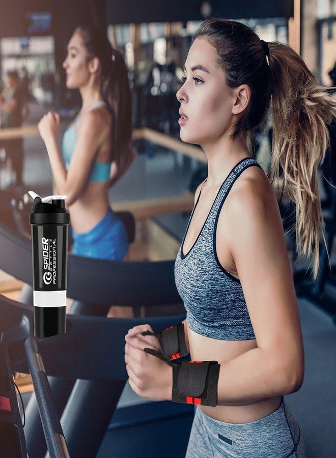 FIT FOCUS 2025 New My Gym Bag & Protien Gym Shaker Bottle Combo for Men & Women. Sports Duffle Bag with 20L Capacity Gym Protein Shaker Bottle 500ML. (White) - Image 4